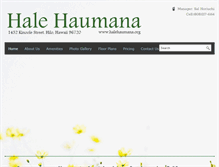 Tablet Screenshot of halehaumana.org
